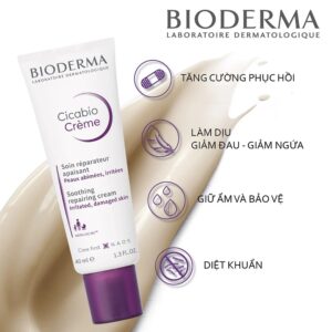 BIODERMA Cicabio Cream Soothing Repairing Cream by for Unisex - 1.33 oz Cream